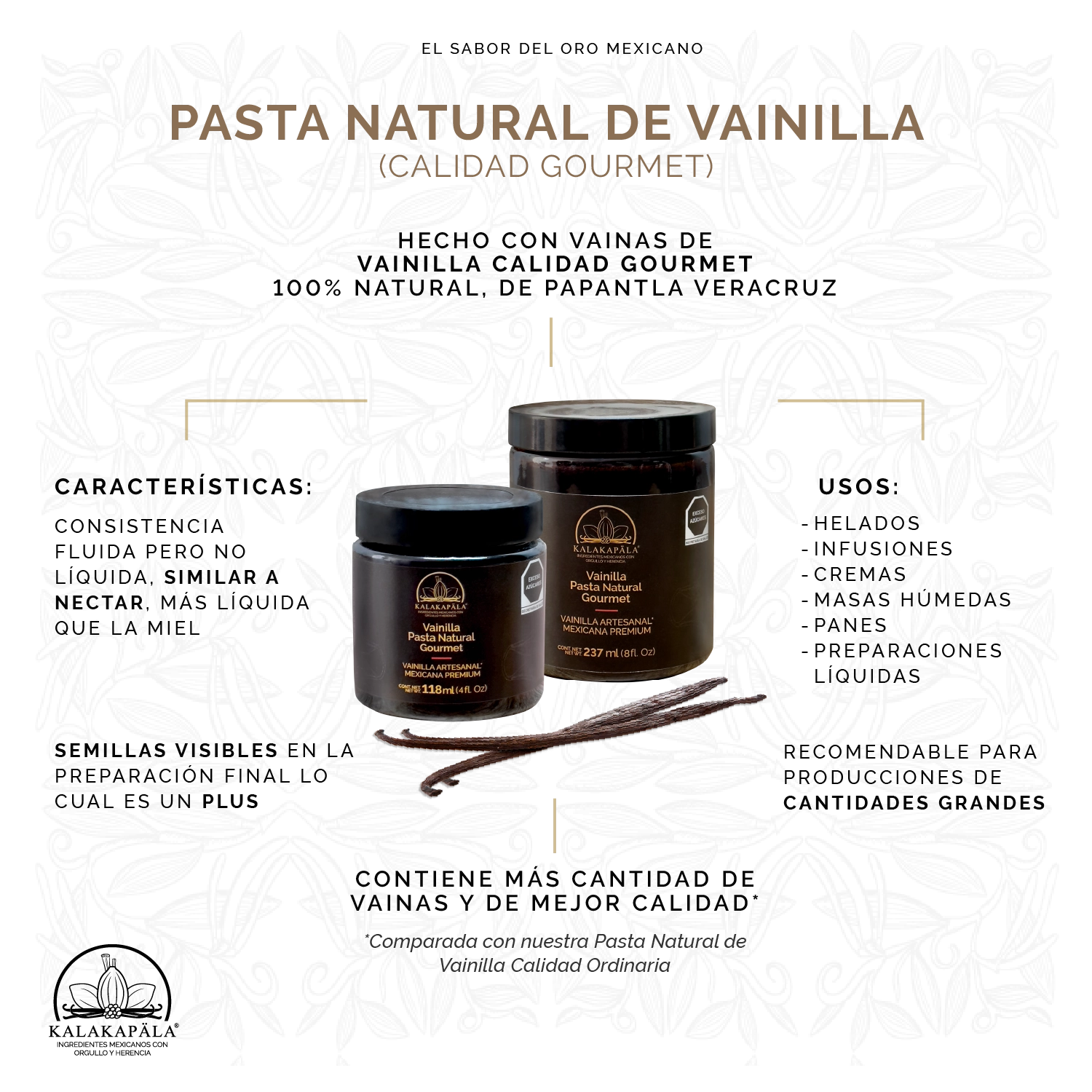 Pasta Natural de Vainilla miniatura 2